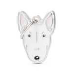 Voir l’image dans la galerie, My Family - Friends Bull Terrier Noir & Blanc - Médaille d'Identité pour Chiens