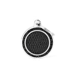 Voir l’image dans la galerie, My Family - Brillance Cercle Saint-Tropez Noir - Médaille d'Identité pour Chiens