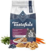 Voir l’image dans la galerie, Blue Life Protection Tastefuls - Chat Contrôle des Boules de Poils Poulet et Riz Brun - Nourriture Sèche pour Chats