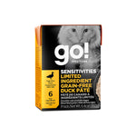 Voir l’image dans la galerie, Petcurean Go! Solutions Sensitivities - Chat Pâté de Canard à Ingrédients Limités - Nourriture Humide Sans Grains pour Chats en Tetra Pak