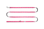 Voir l’image dans la galerie, RCP Petit Laisse à Motifs 1/2x72" Traces de Pattes Rose