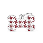 Voir l’image dans la galerie, MFC Style Pied de Poule L Rouge