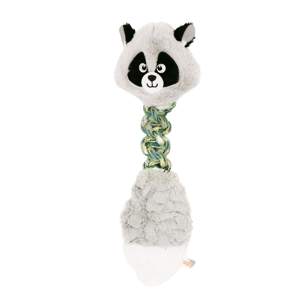 BüD'z - Jouet Raton Rusé en Peluche avec Corde pour Chiens, 40 cm