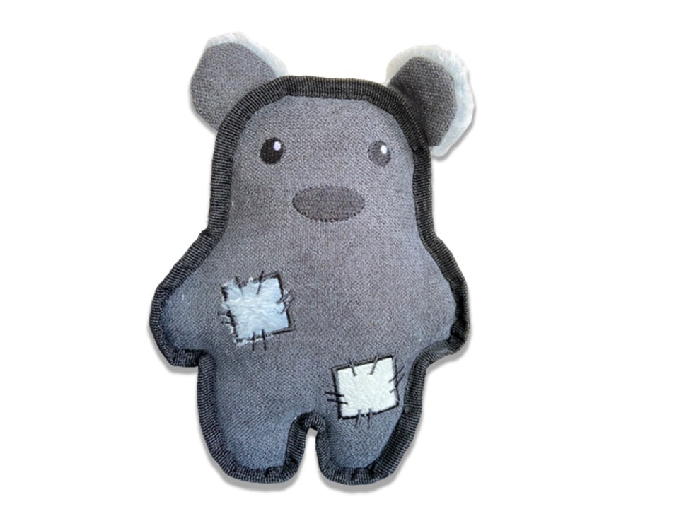 BüD'z Patchs - Jouet Ours en Peluche pour Chiens, 23 cm