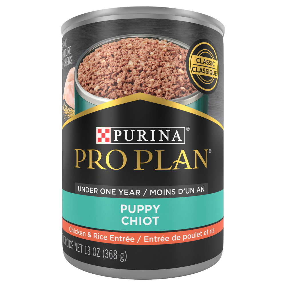 Purina Pro Plan - Chiot Poulet et Riz en Pâté - Nourriture Humide pour Chiens