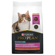 Pro Plan - Peaux et Estomacs Sensibles, Saumon et Riz - Nourriture Sèche pour Chatons