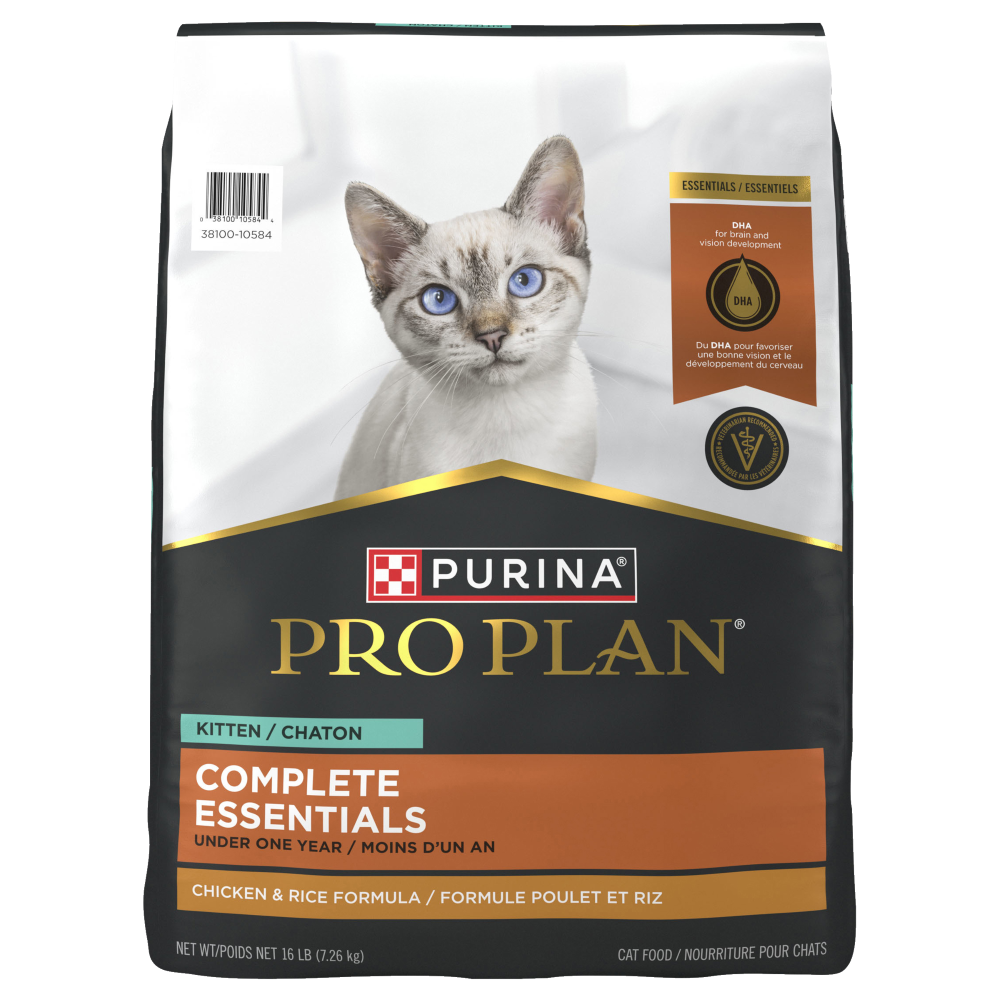 Pro Plan Complete Essentials - Poulet et Riz - Nourriture Sèche pour Chatons