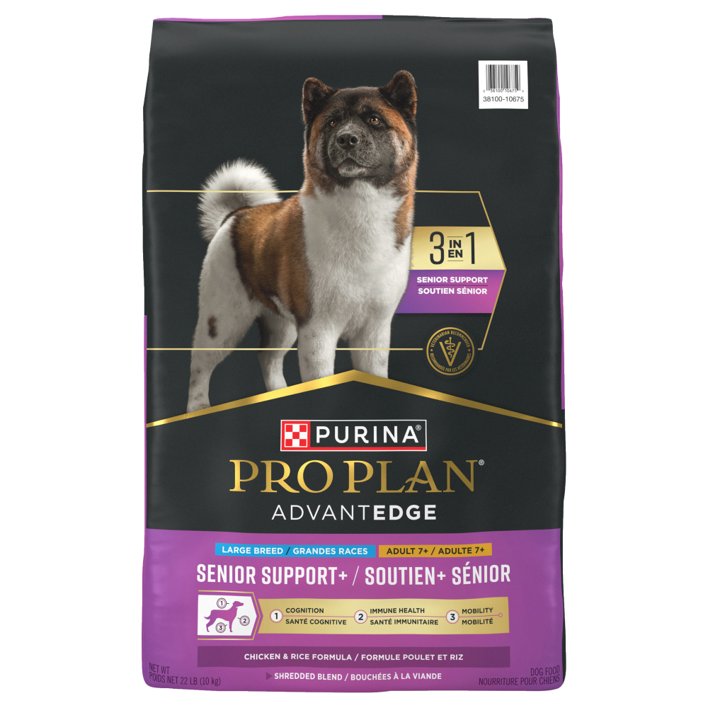 Purina Pro Plan AdvantEdge - Chien Senior Grande Race Poulet - Nourriture Sèche pour Chiens