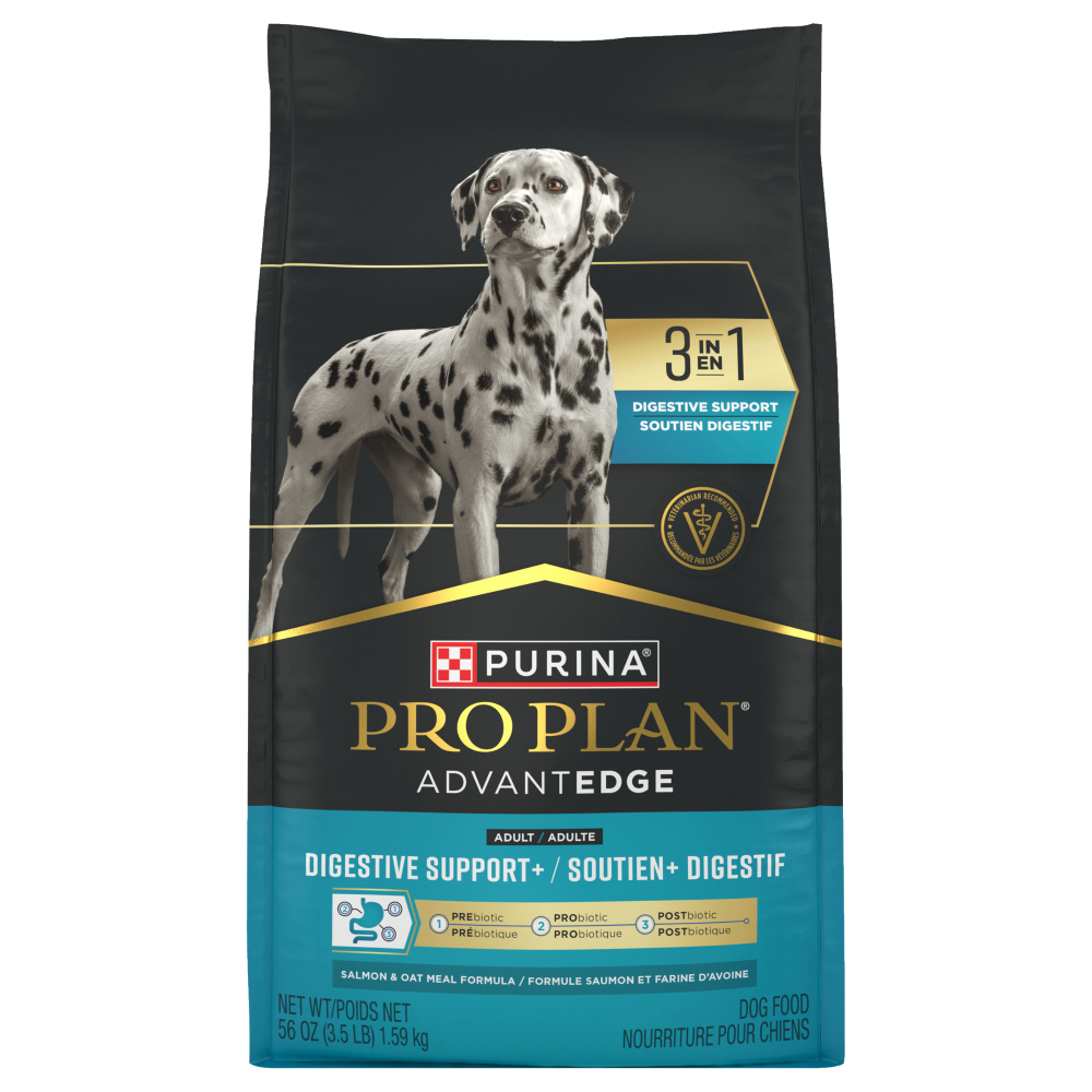 Purina Pro Plan AdvantEdge - Chien Digestive Saumon et Avoine - Nourriture Sèche pour Chiens