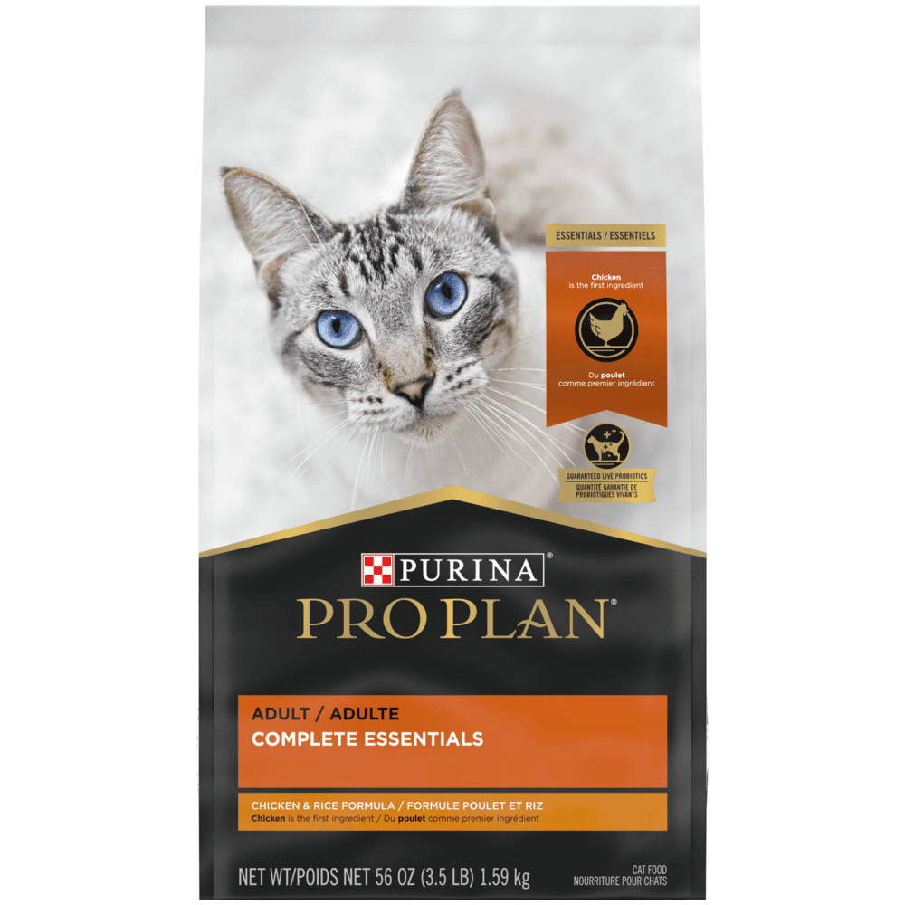 Pro Plan - Chat Adulte Essentiel Complet Poulet et Riz - Nourriture Sèche pour Chats