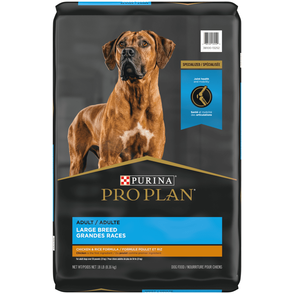 Purina Pro Plan - Chien Grande Race Poulet et Riz - Nourriture Sèche pour Chiens