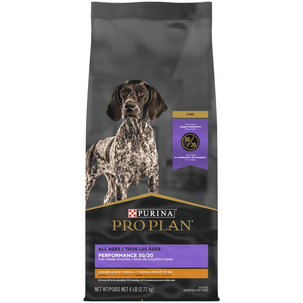 Purina Pro Plan - Chien Sport Performance 30/20 Poulet et Riz - Nourriture Sèche pour Chiens
