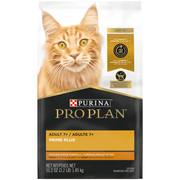 Pro Plan - Prime Plus, Poulet & Riz - Nourriture Sèche pour Chats Adultes 7+ Ans