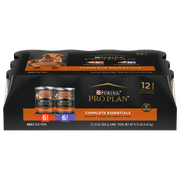 Purina Pro Plan Complete Essentials - Pâté Poulet et Carrots (6 x 368 g) / Pâté Dinde et Patate Douce (6 x 368 g) - Nourriture Humide pour Chiens Adultes 1-6