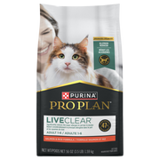 Pro Plan LiveClear - Saumon et Riz - Nourriture Sèche pour Chats Adultes 1-6 Ans