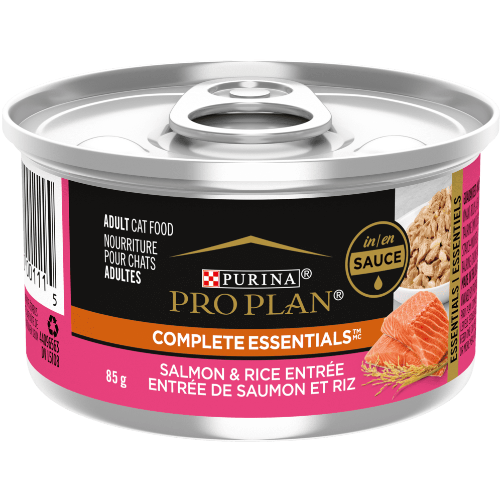 Purina Pro Plan Complete Essentials - Entrée de Saumon et Riz en Sauce - Nourriture Humide pour Chats Adultes