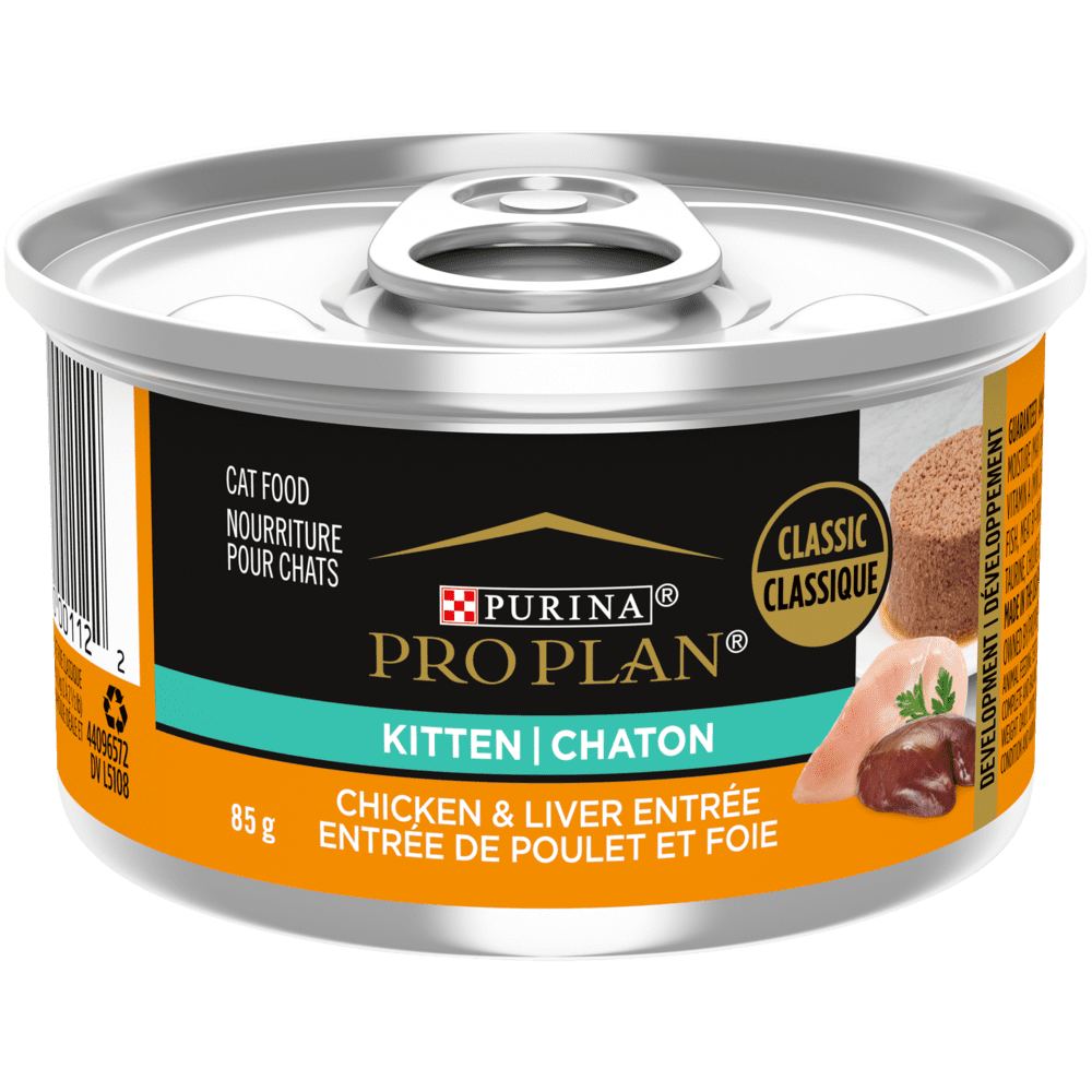 Purina Pro Plan - Chaton Pâté de Poulet et Foie - Nourriture Humide pour Chats