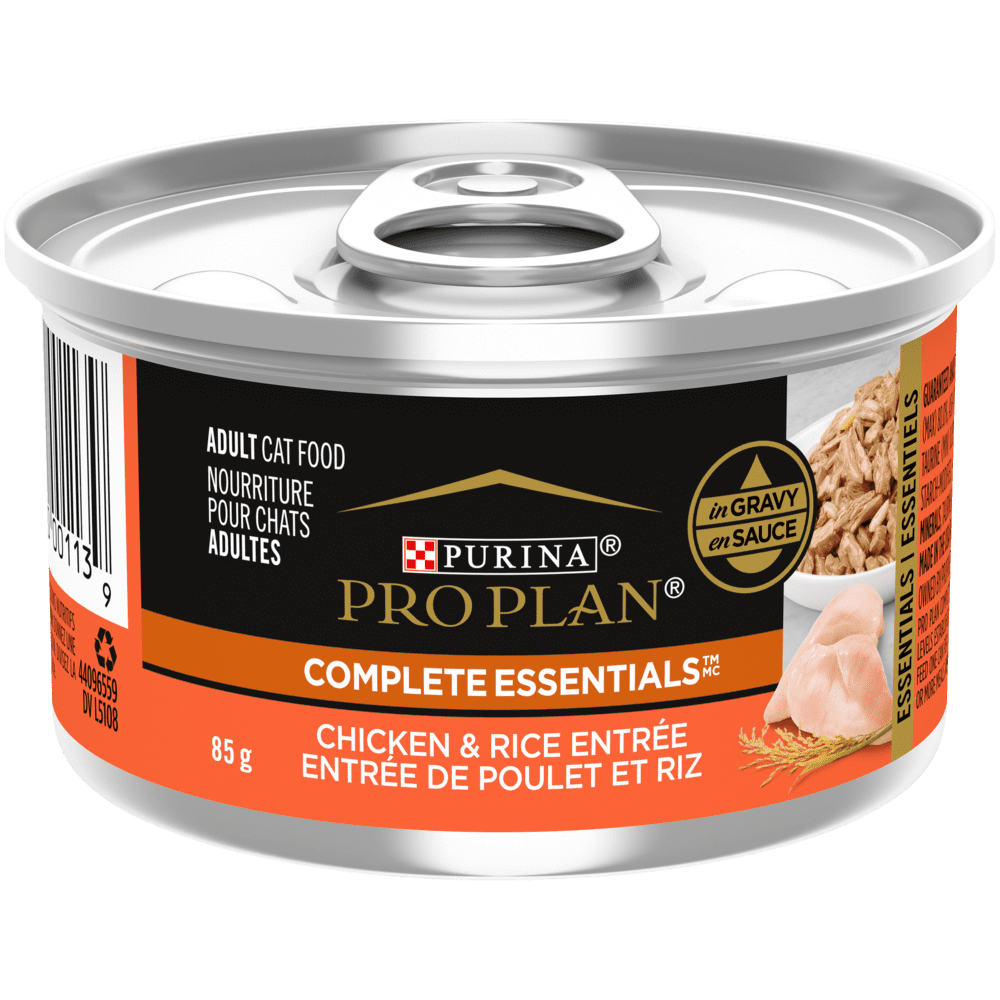 Purina Pro Plan Complete Essentials - Entrée de Poulet et Riz en Sauce - Nourriture Humide pour Chats Adultes