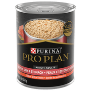 Purina Pro Plan - Peau et Estomac Sensibles, Saumon et Riz - Nourriture Humide pour Chiens Adultes