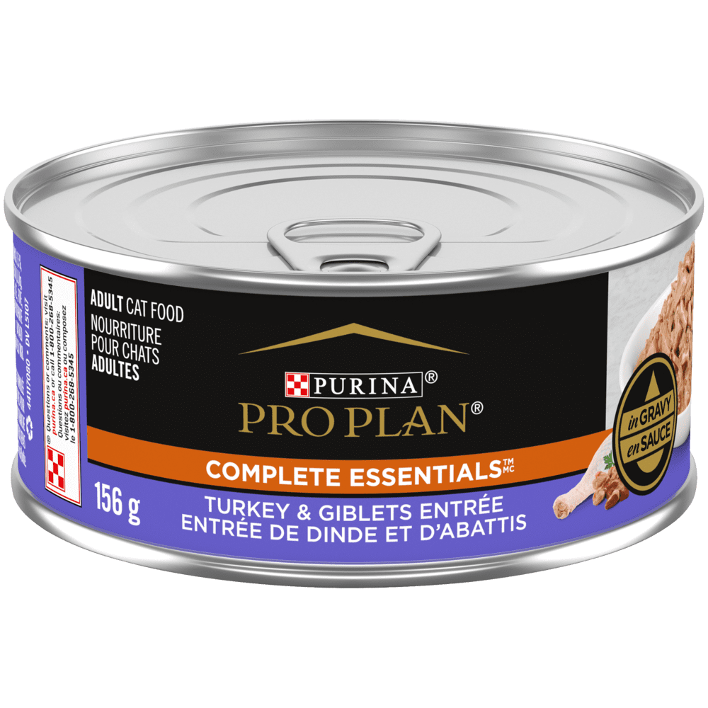 Purina Pro Plan Complete Essentials - Chat Adulte Dinde et Giblets en Sauce - Nourriture Humide pour Chats