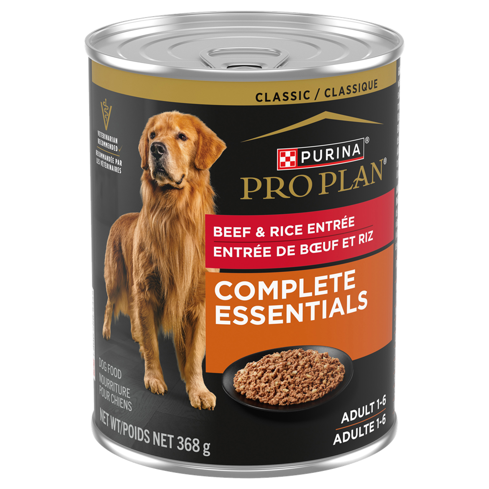 Purina Pro Plan - Chien Adulte Boeuf et Riz en Pâté - Nourriture Humide pour Chiens