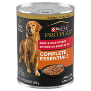 Purina Pro Plan Complete Essentials - Boeuf et Riz - Nourriture Humide pour Chiens Adultes 1-6 Ans