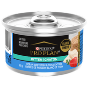 Purina Pro Plan - Chaton Poisson Blanc et Thon Émietté - Nourriture Humide pour Chats