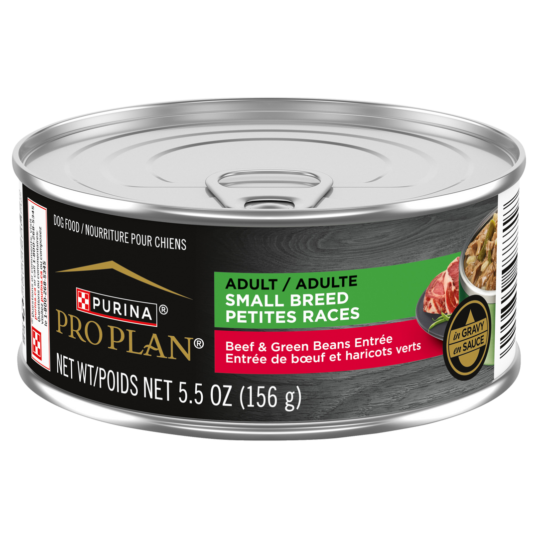 Purina Pro Plan - Chien Petite Race Boeuf et Haricots en Pâté - Nourriture Humide pour Chiens