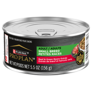 Purina Pro Plan - Boeuf et Haricots Verts en Sauce - Nourriture Humide pour Chiens Adultes de Petites Races