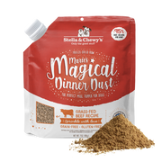 Stella & Chewy's Marie's Magical Dinner Dust - Boeuf Nourri à l'Herbe - Complément Alimentaire Lyophilisée Sans Grains pour Chiens en Sachet