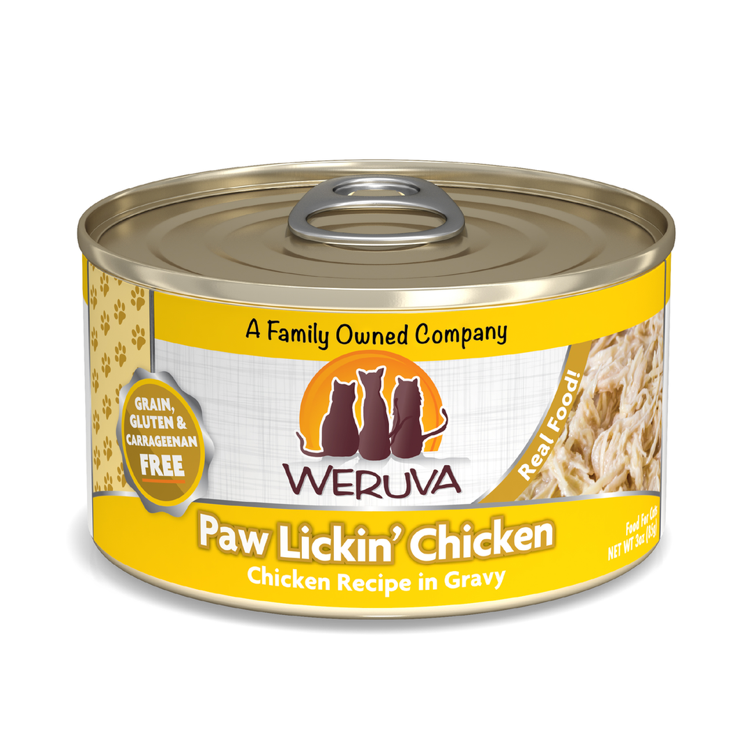 Weruva Classic - Paw Lickin' Chicken - Poulet en Sauce - Nourriture Humide Sans Grains pour Chats