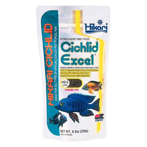 HIKARI Nourriture Cichlid Excel Medium 8.8oz