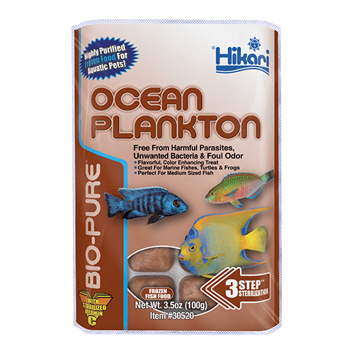 HIKARI BIO-PURE Nourriture Plancton Océanique Congelé Plaquette 16oz