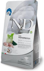 Voir l’image dans la galerie, Farmina N&amp;D White (Pelage Brun) - Chiot Petite Race Bar, Varech et Fenouil - Nourriture Sèche Sans Grains pour Chiens
