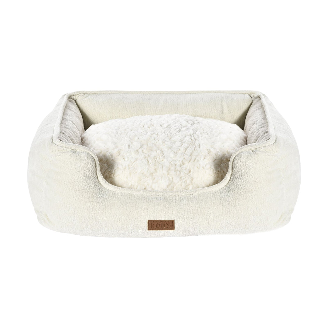 BüD'z Ultra-Doux - Lit Rond à Rebords Élevés L'Élégant - Lit pour Chiens