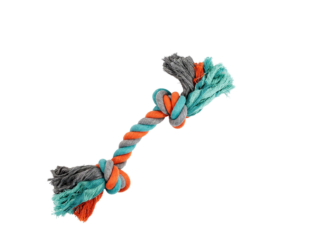 BüD'z - Jouet de Corde à 2 Noeuds pour Chiens, 50 cm