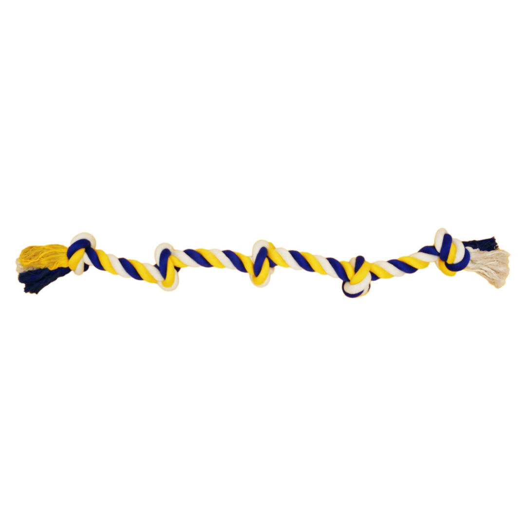 BüD'z - Jouet de Corde à 5 Noeuds pour Chiens, 89 cm