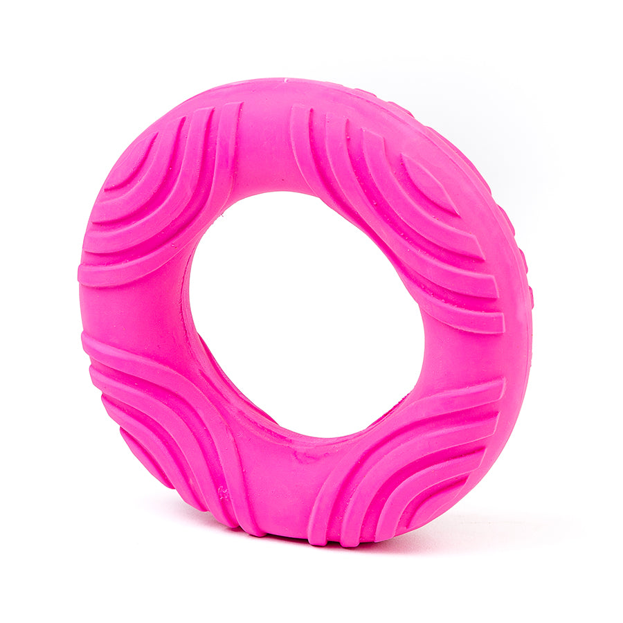 BüD'z - Jouet Anneau en Latex avec Couineur pour Chiens, 13.5 cm
