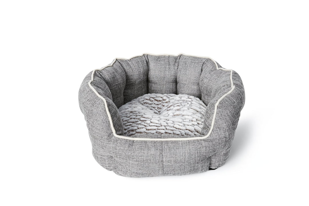 BüD'z Deluxe - Lit Rond à Rebords Élevés - Lit pour Chiens