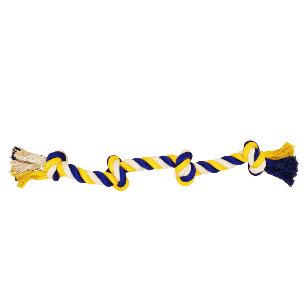 BüD'z - Jouet de Corde à 4 Noeuds pour Chiens, 58 cm