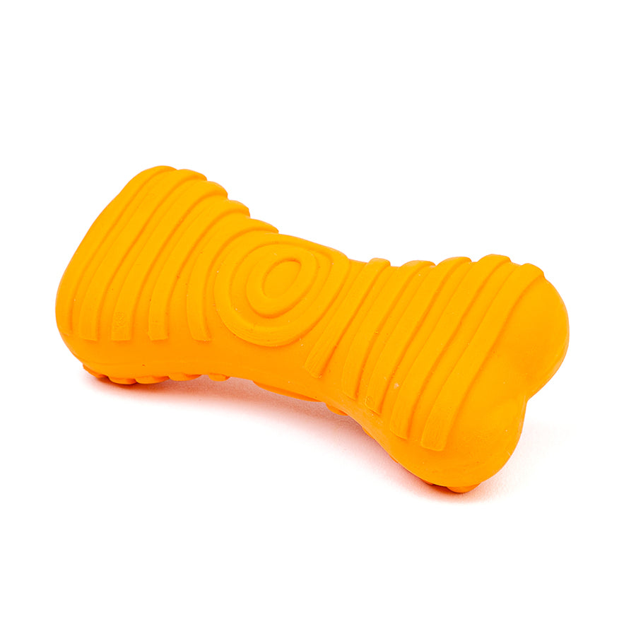 BüD'z - Jouet Os en Latex avec Couineur pour Chiens, 11 cm