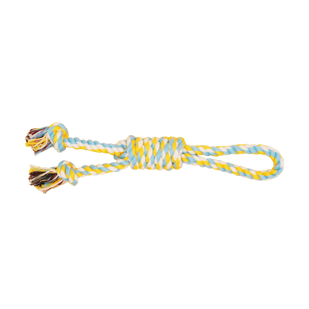 BüD'z - Jouet de Corde avec Boucle et Noeud Coulant pour Chiens, 34 cm