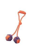 Voir l’image dans la galerie, BüD'z - Jouet de Corde avec Double Pomme De Touline et Poignée pour Chiens, 37.5 cm
