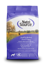 Voir l’image dans la galerie, NutriSource - Chiot Petite et Moyenne Race - Poulet et Riz - Nourriture Sèche pour Chiens