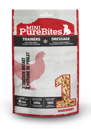 Mini PureBites - Poitrine de Poulet  - Gâteries d'Entraînement Lyophilisées pour Chiens
