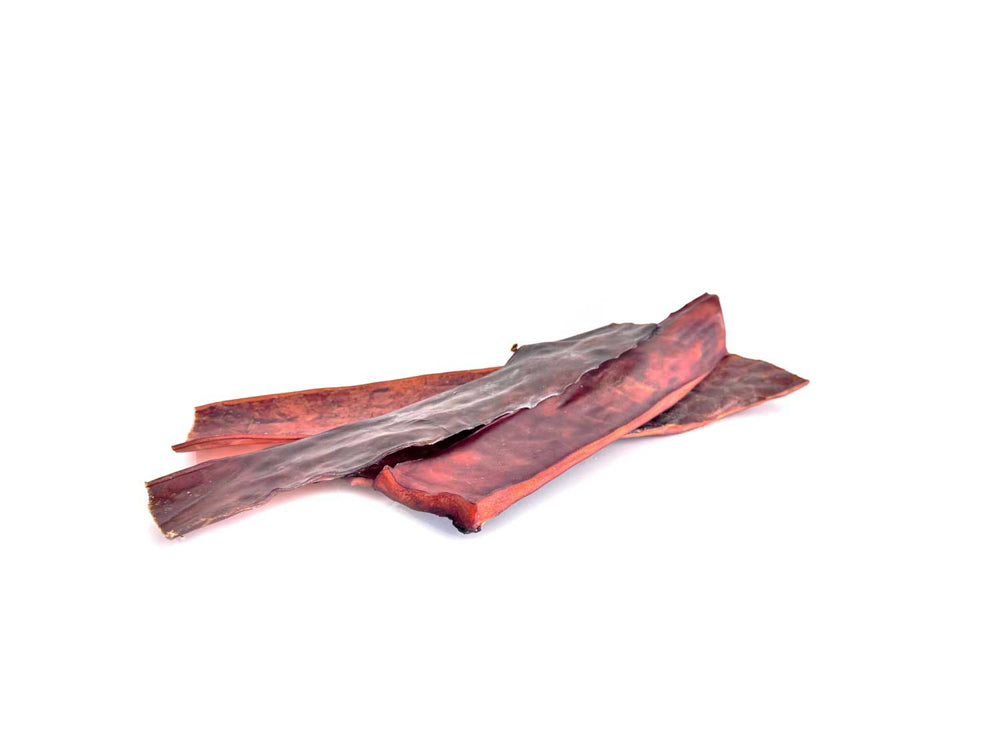 OPEN RANGE Gâteries Chien Jerky Collagène de Boeuf Aplati 11-12"