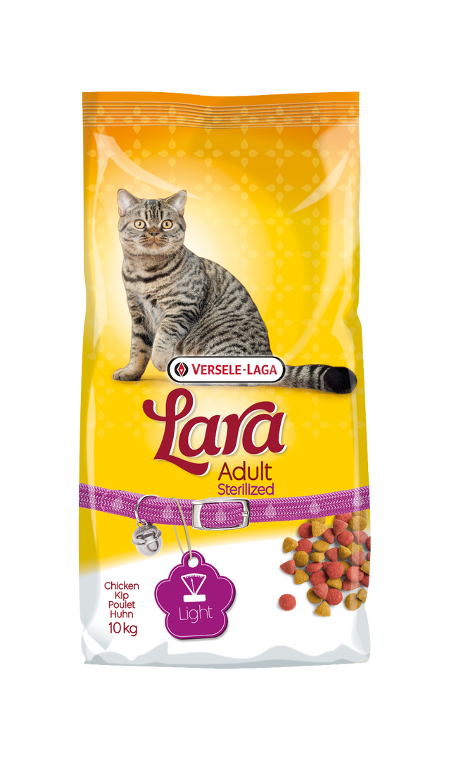 Lara - Chat Adulte Stérilisé Poulet  - Nourriture Sèche pour Chats