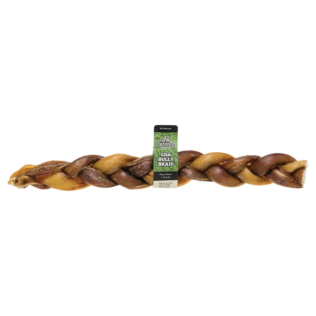 REDBARN Gâteries Chien Bâtonnet Boeuf Tressé 12" Vrac