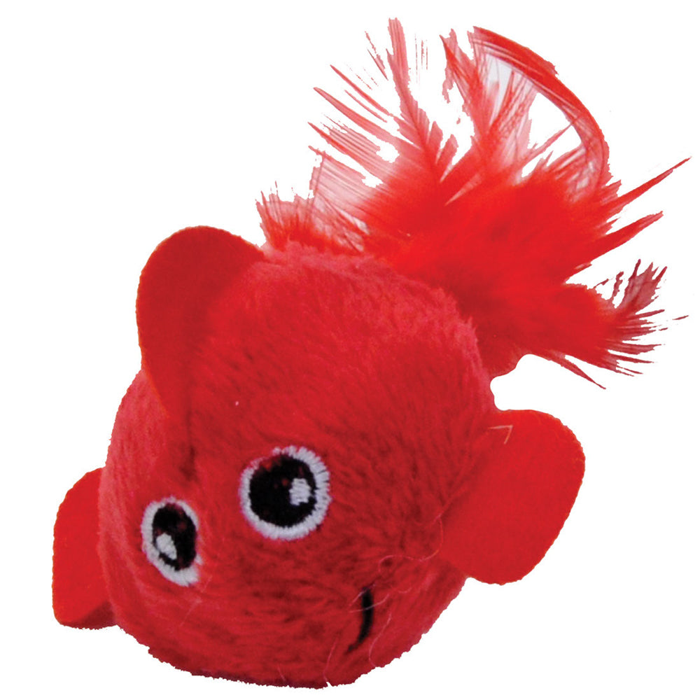 TURBO Jouet Chat Poisson Sautillant 3.5"