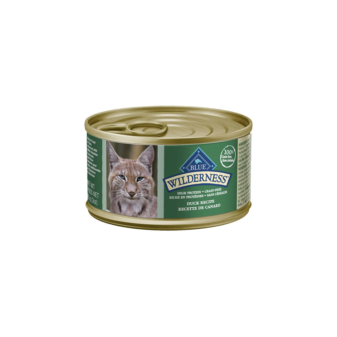 Blue Buffalo Wilderness - Chat Adulte Pâté de Canard - Nourriture Humide Sans Grains pour Chats